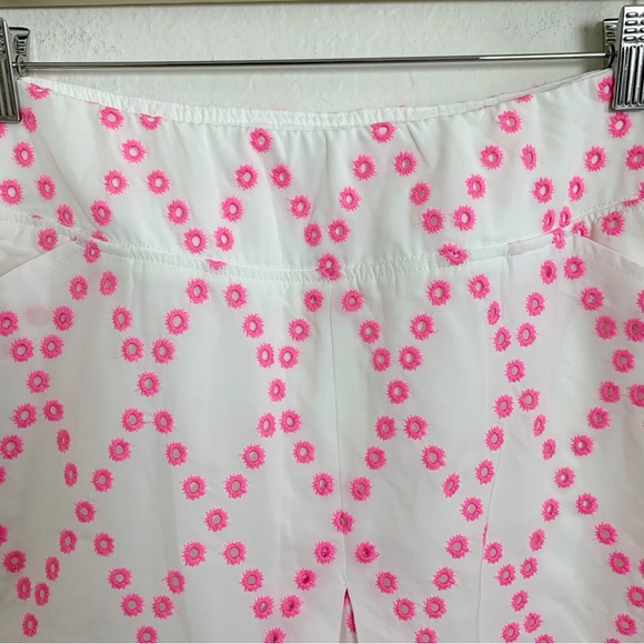 Lilly Pulitzer Luxletic Monica Skort Prosecco Pink Eyelet Size 12 UPF50 - Picture 11 of 14
